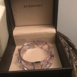 Burberry clear-light purple bangle